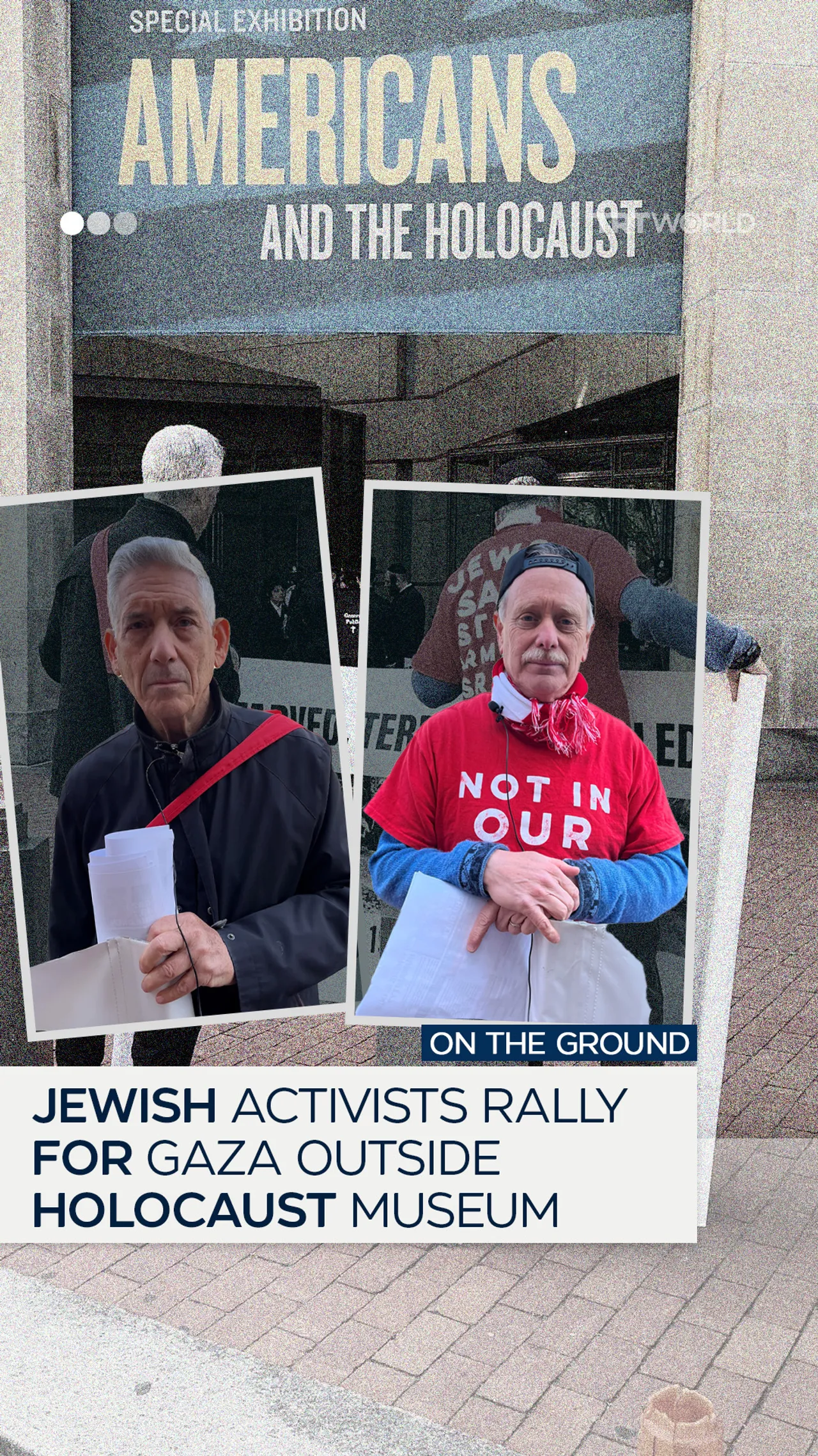 Jewish activists rally for Gaza outside Holocaust Museum